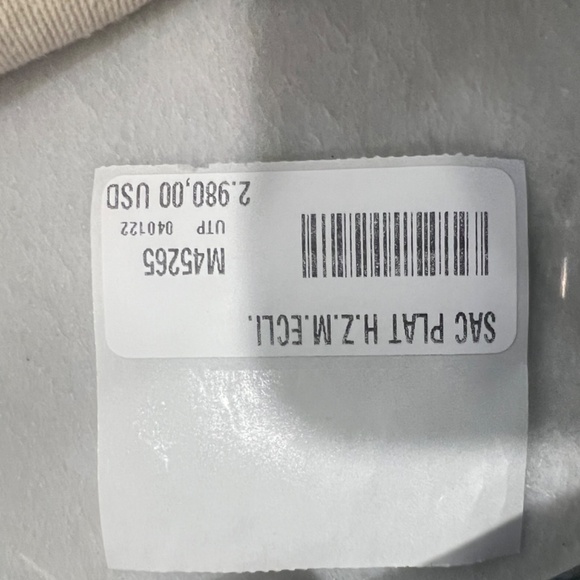 Auth LOUIS VUITTON Monogram Eclipse Sac Plat Horizontal Zippe M45265 - Picture 4 of 5